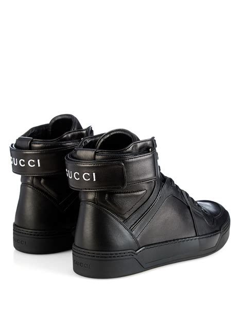 gucci sneakers for men high tops white black yellow